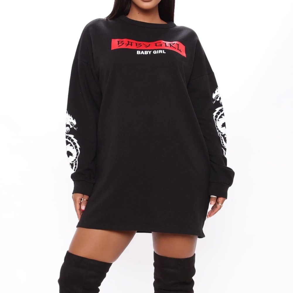 Baby girl shirt dress